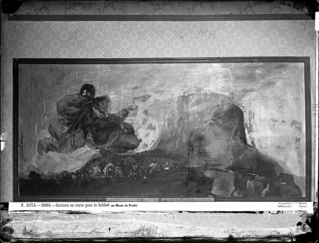 Fotografia de Laurent do quadro Vision fantástica/Asmodea de Goya