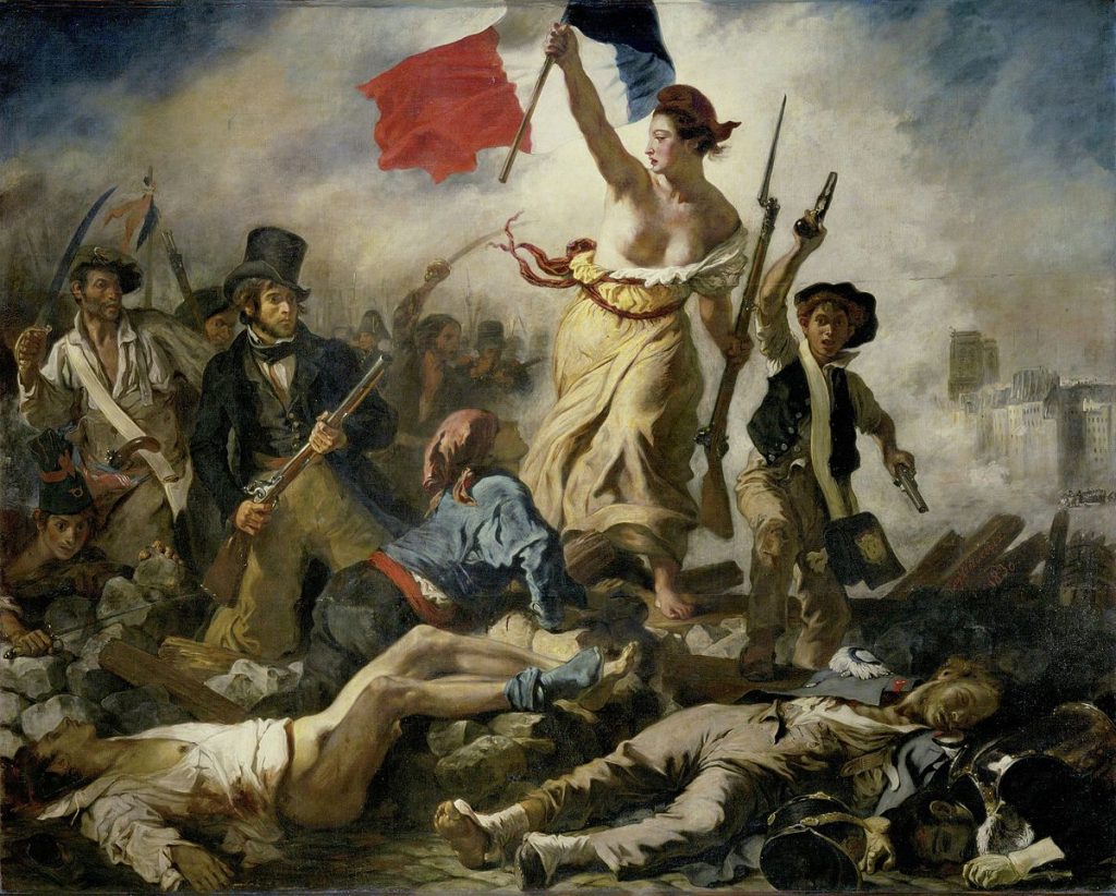 La Liberté guidant le peuple de Eugène Delacroix (1830)