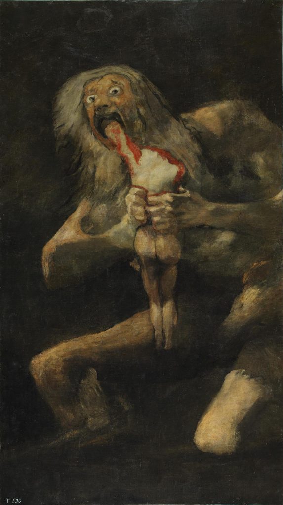 Saturno devorando a su hijo Goya